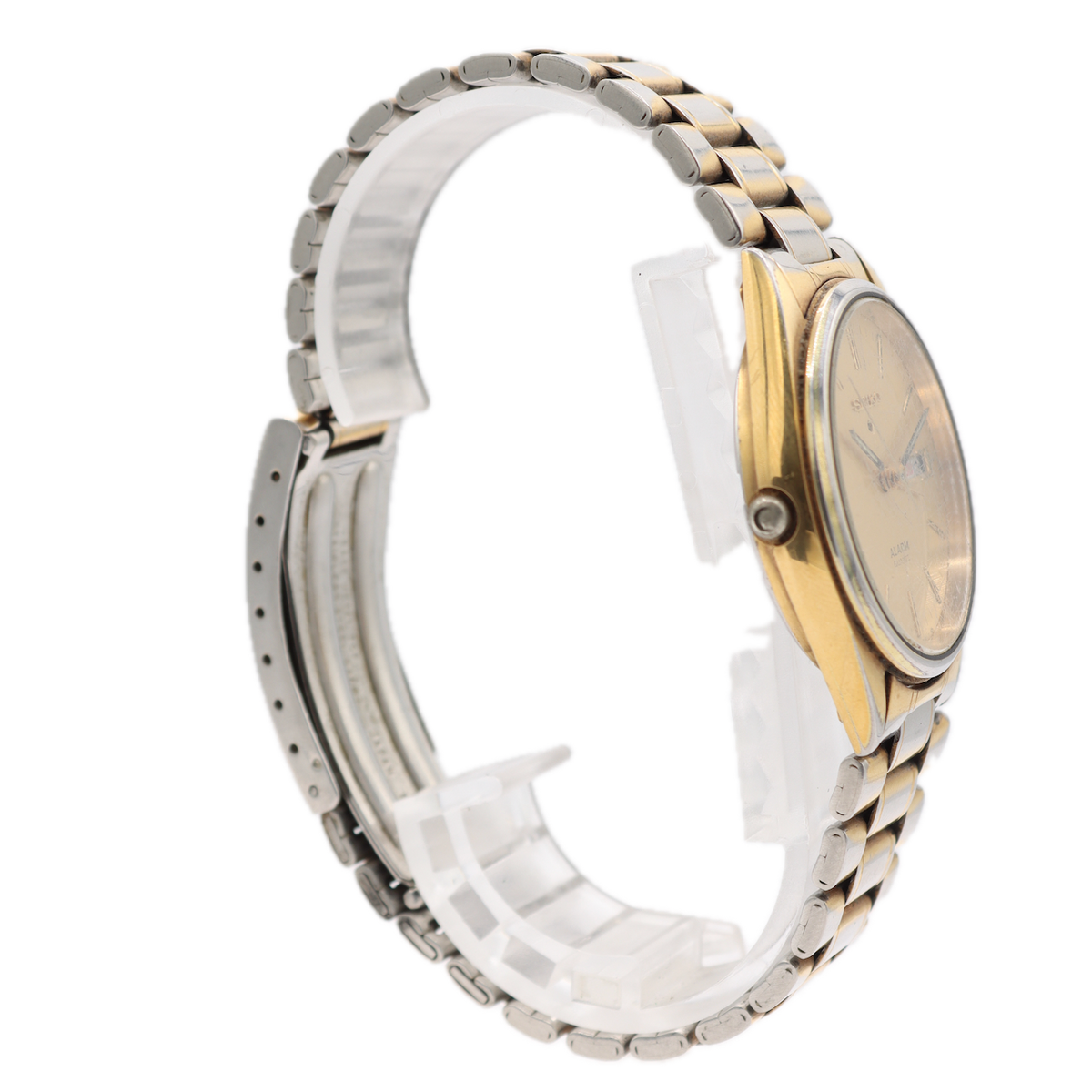 Vintage Seiko 5C23-8009 A4 Alarm Men's Quartz Wristwatch Japan