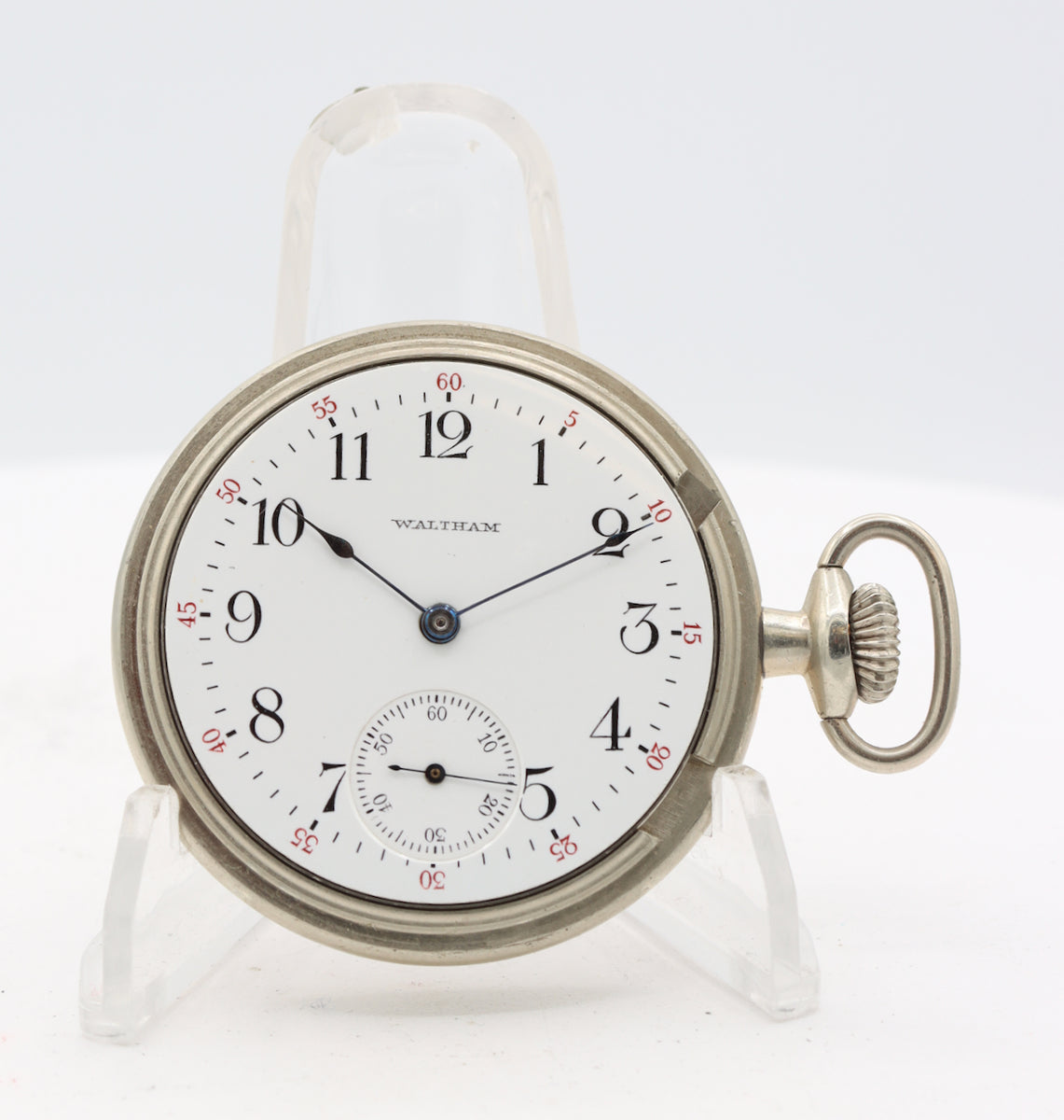 Antique 16s 1906 Waltham Salesman 17 Jewel Pocket Watch 625