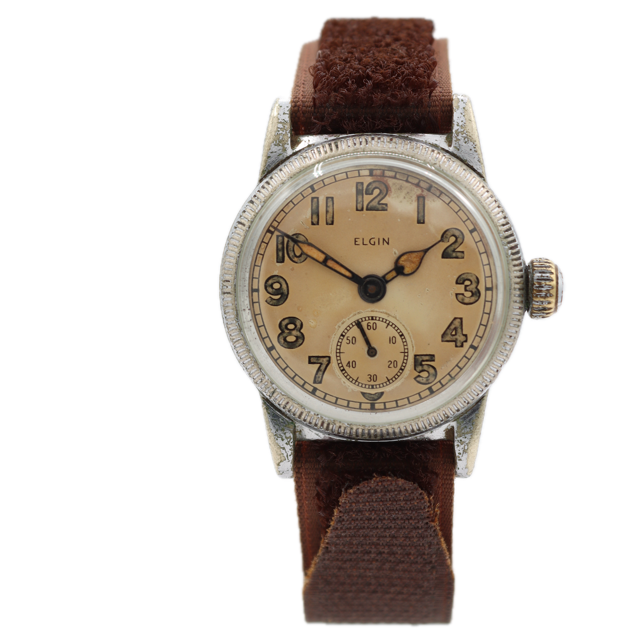 Vintage Elgin Military Style Men's Mechanical Wristwatch 554 USA