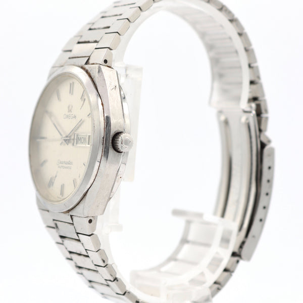 Vintage 35mm Omega Seamaster Men's Automatic Wristwatch 1020 Steel w Bracelet