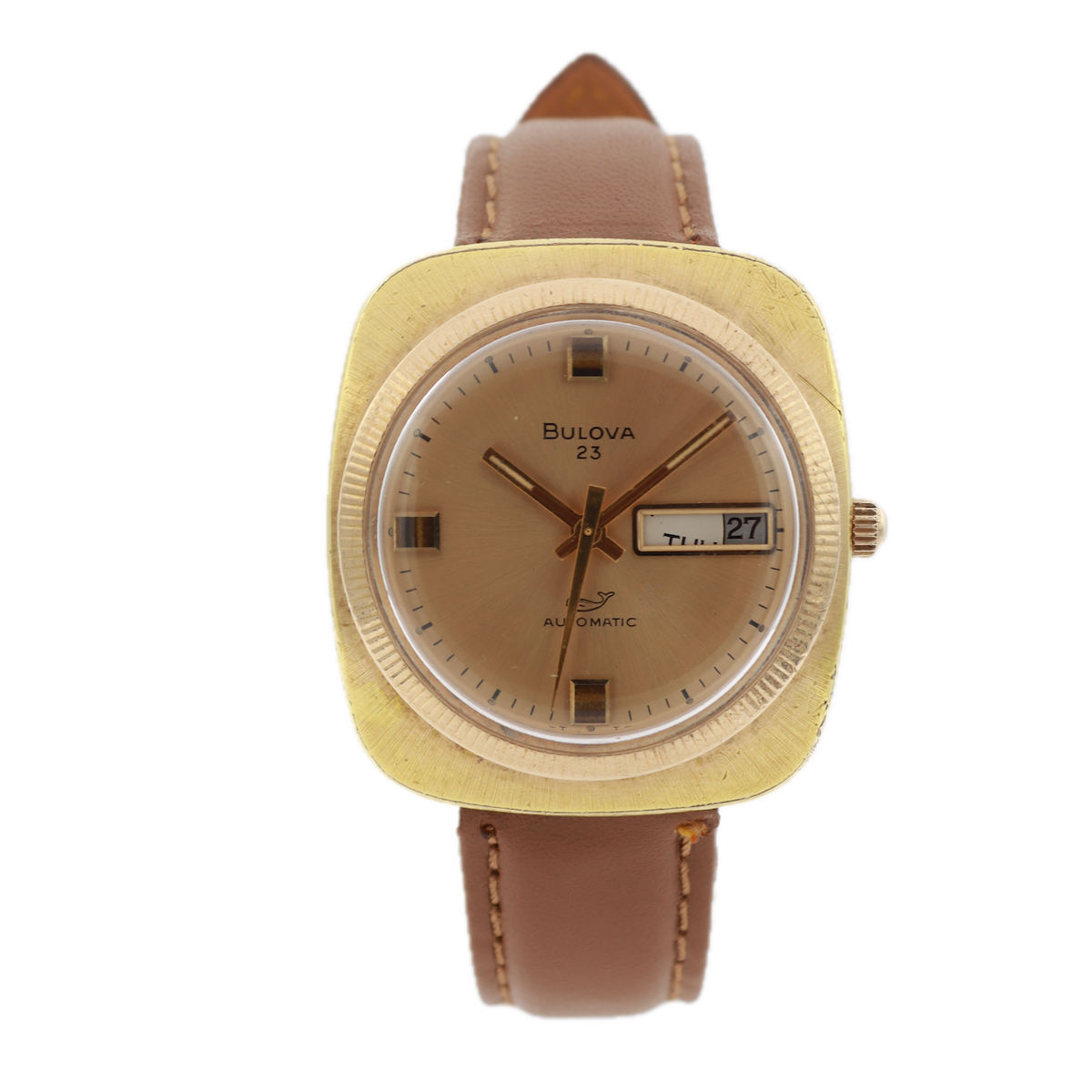 Vintage 1972 Bulova 3082 Sea King Sunburst Men's Automatic Wristwatch