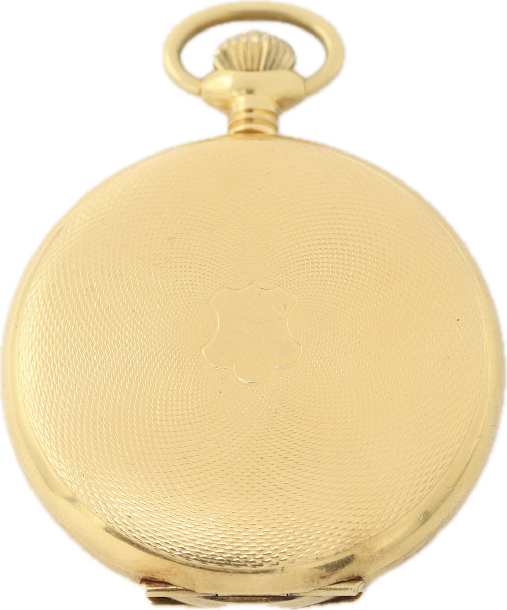 Vintage Nastrix 17 Jewel Hunter Pocket Watch Unitas 6498 Gold Tone