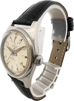 Vintage Clinton 17 Jewel Men's Automatic Wristwatch AS 1382