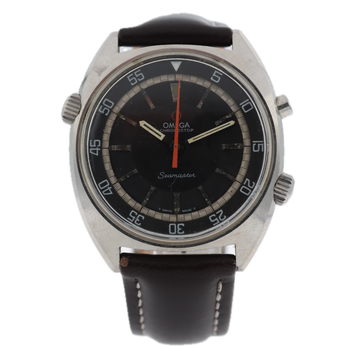 Vintage 1968 Omega 145.008 Seamaster Chronostop Men's Chronograph