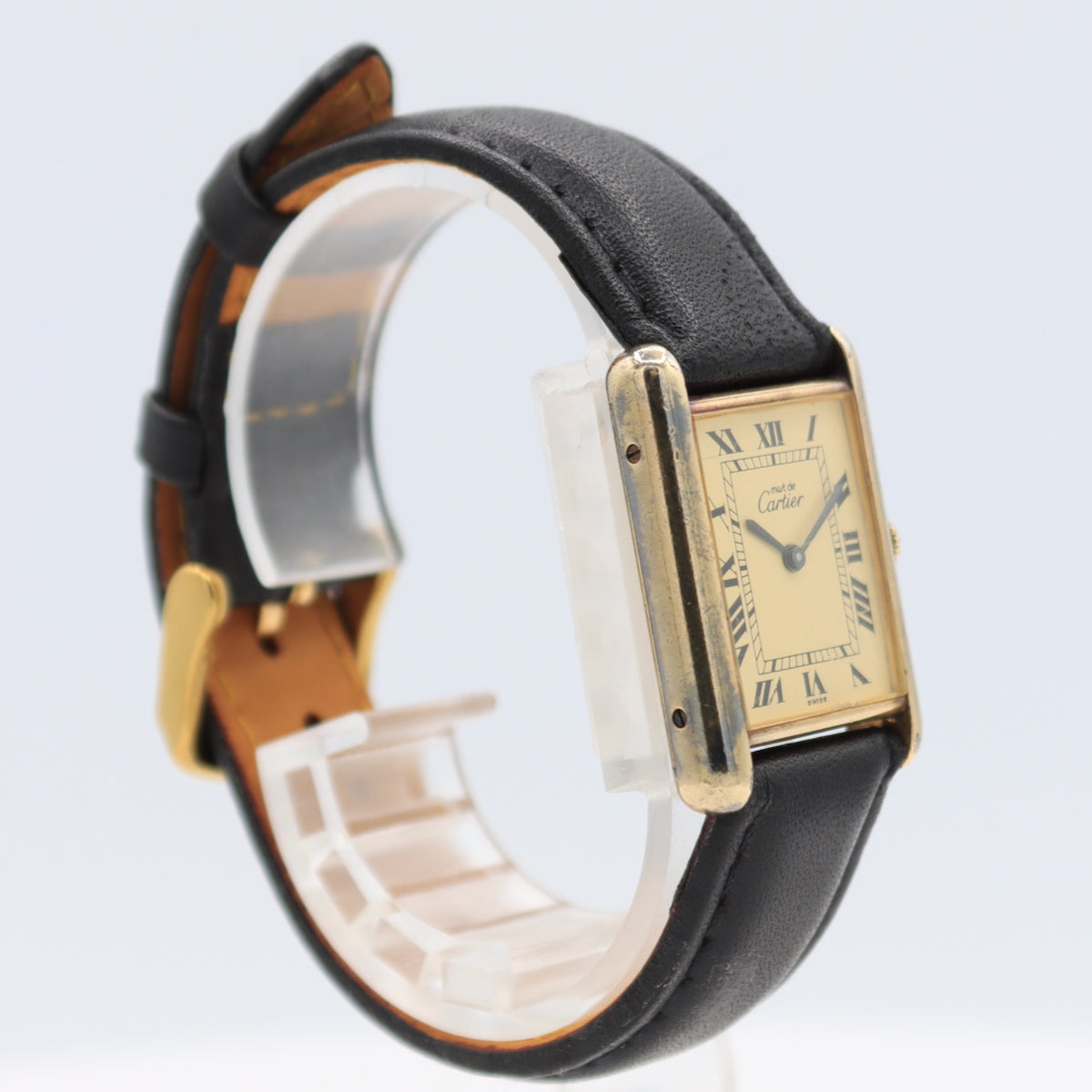 Cartier　SecondBAG　VINTAGE MEN Cartier Vintage Mens Tank Mechanical Watch - Gold Vermeil