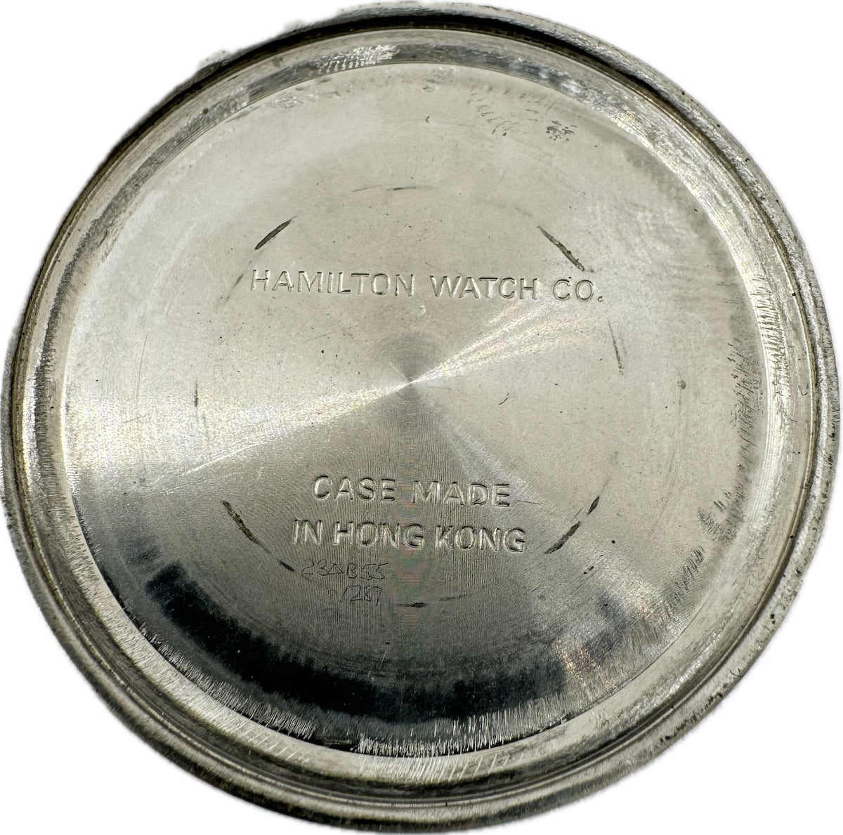 Vintage Hamilton Mechanical Field Pocket Watch Stainless