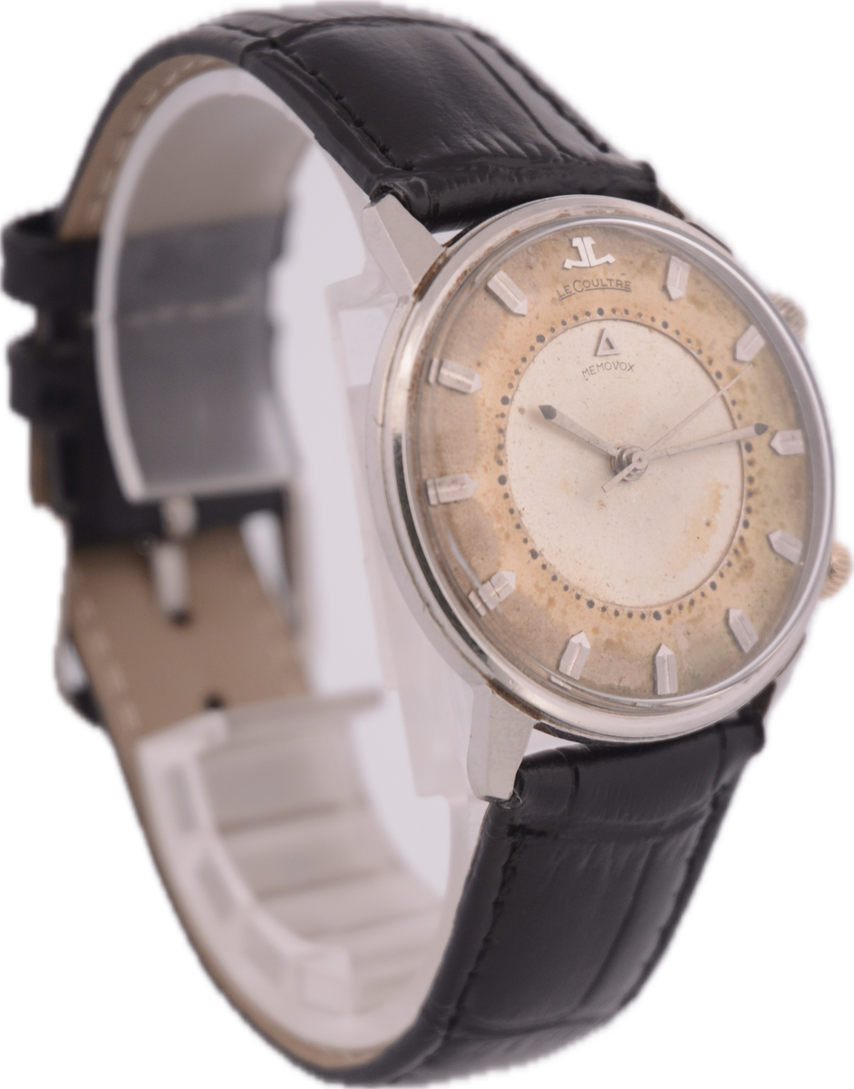 Vintage LeCoultre 2677-910/911 Memovox Men Mechanical Wristwatch