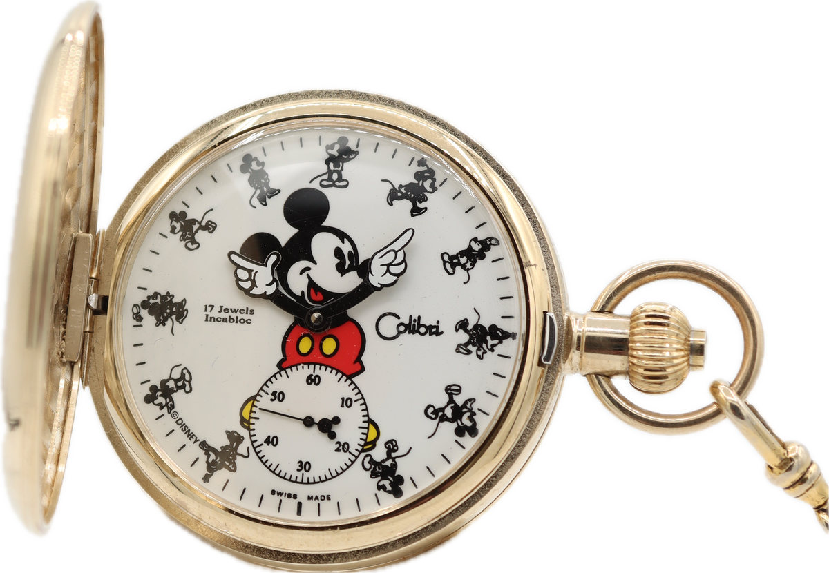 Vintage Mickey Mouse Pocket shops Watch