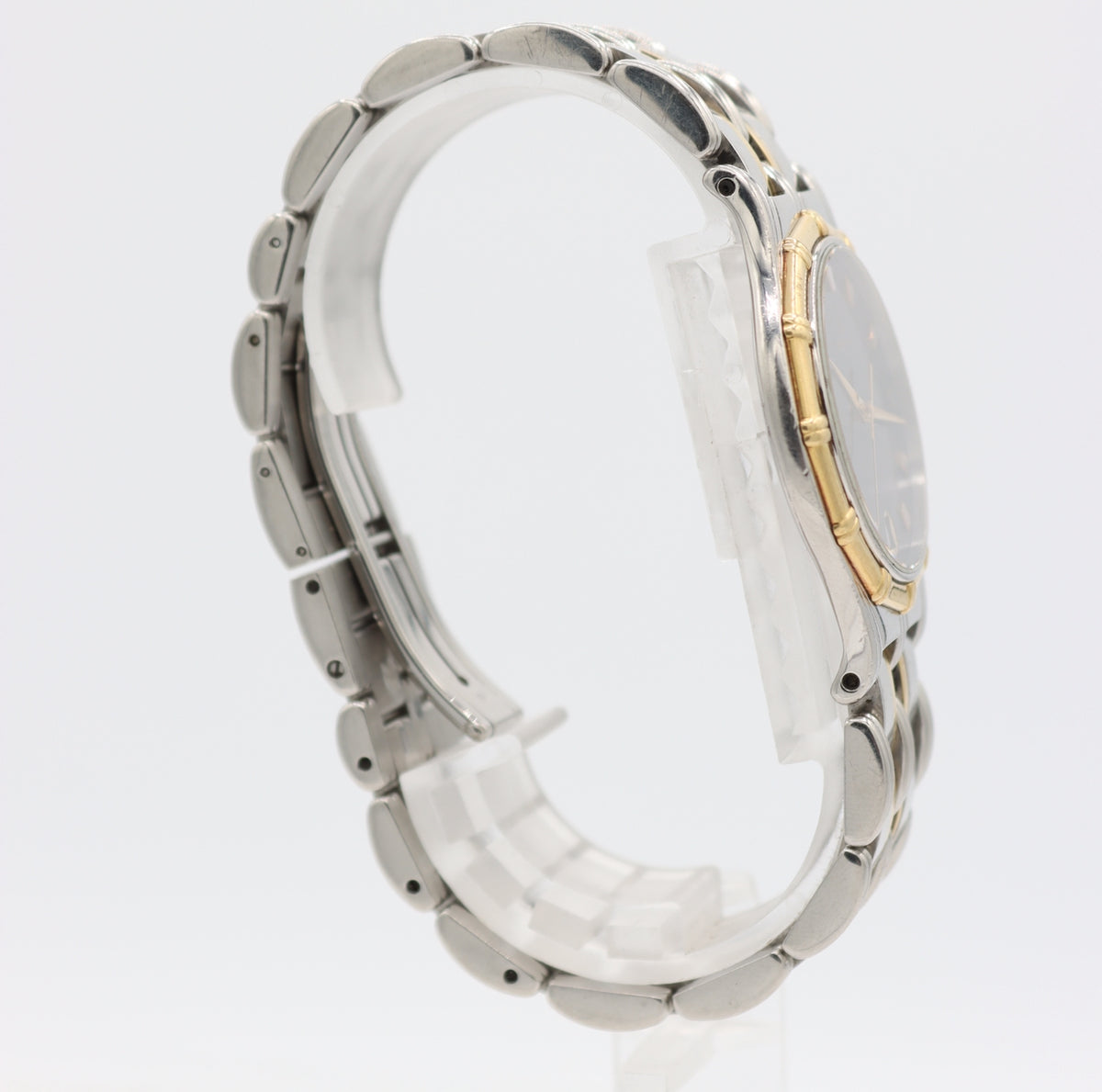 1937 Cyma Rectangular Early Waterproof Patent Deco Wristwatch with Arabic Dial in 9ct Gold