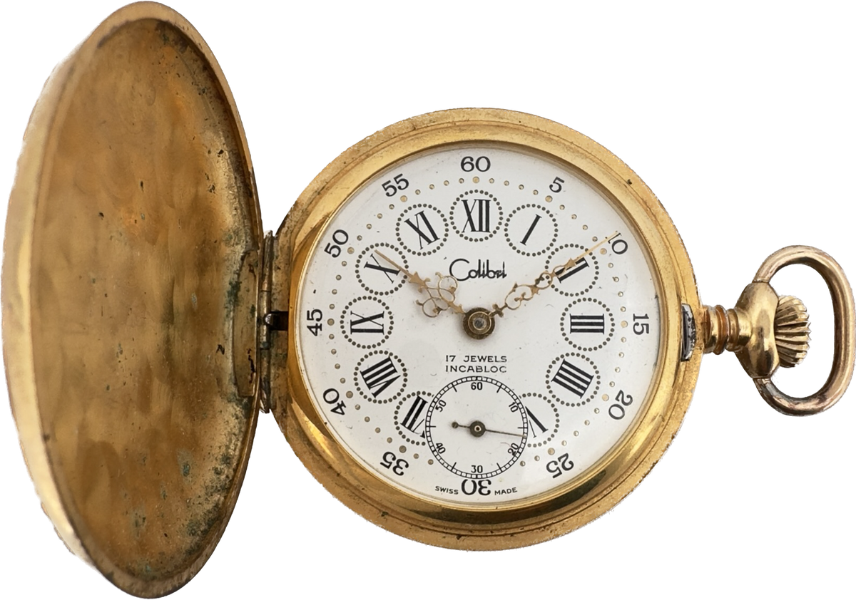 Colibri pocket sales watch 17 jewels