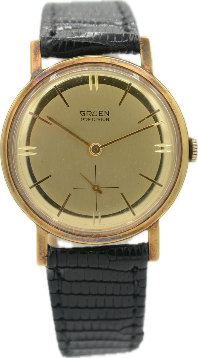 ＲINGO（感謝） Vintage 33mm Gruen Gold Mirror Dial Men's Mechanical