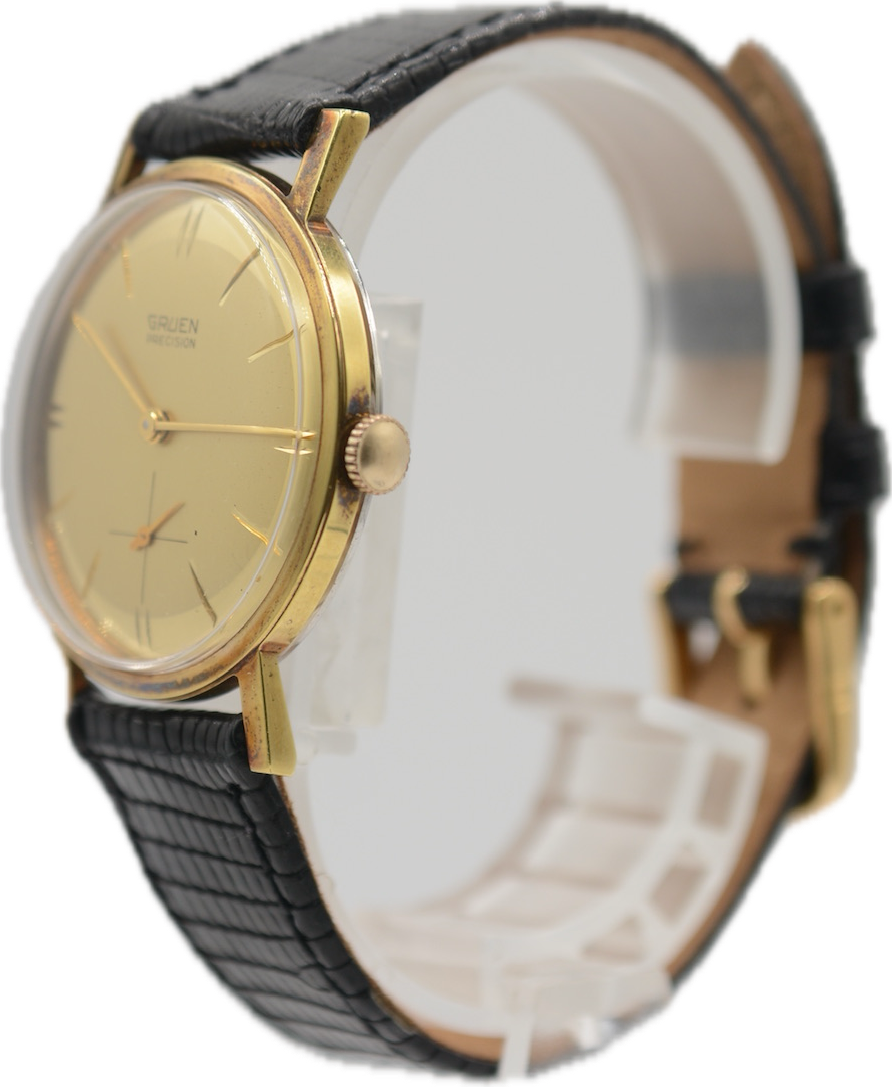 ＲINGO（感謝） Vintage 33mm Gruen Gold Mirror Dial Men's Mechanical