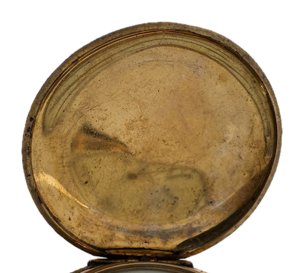 Antique 6 Size Columbia Mechanical Hunter Pocket Watch New York