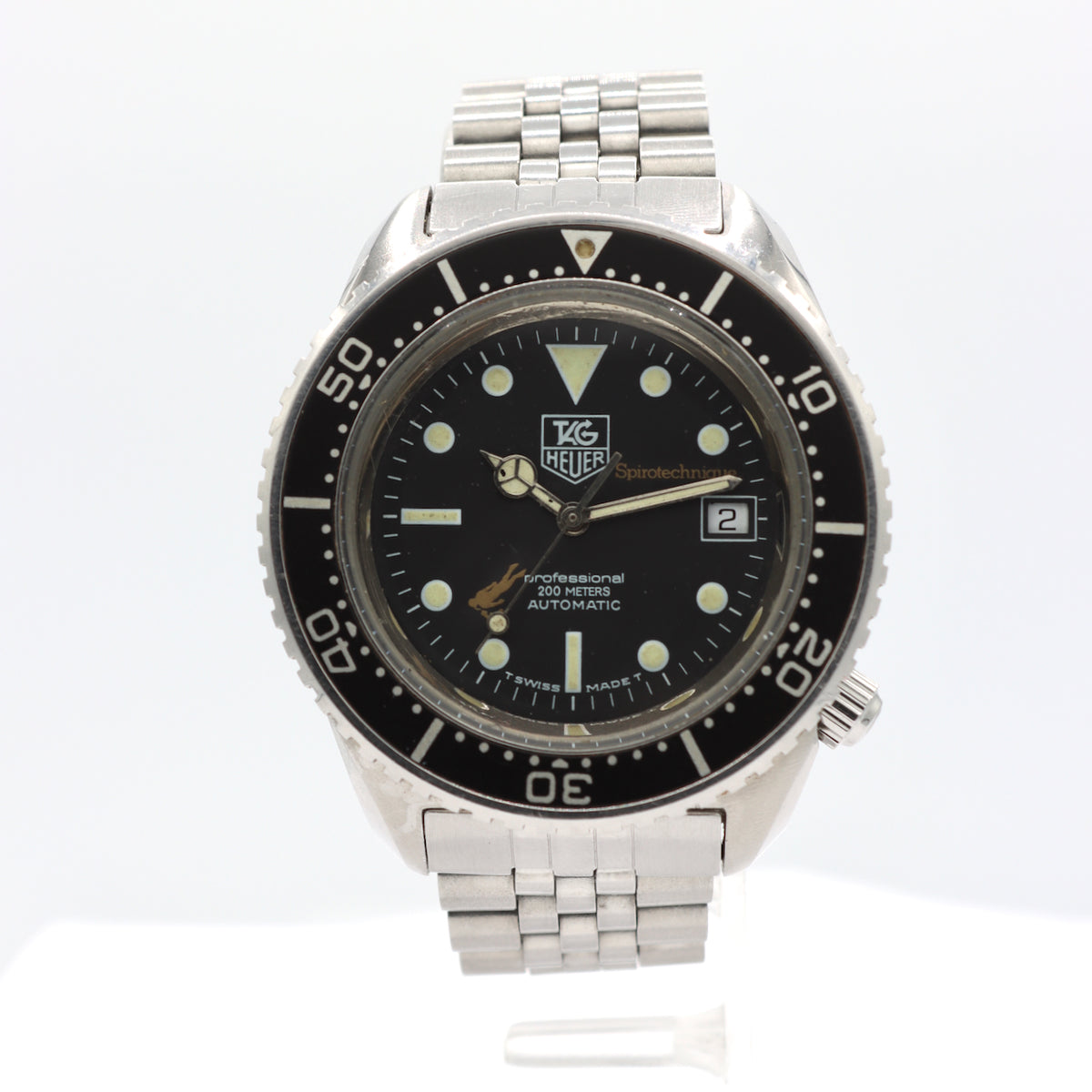 Vintage Tag Heuer 180.023 Spirotechnique Diver Men's Automatic