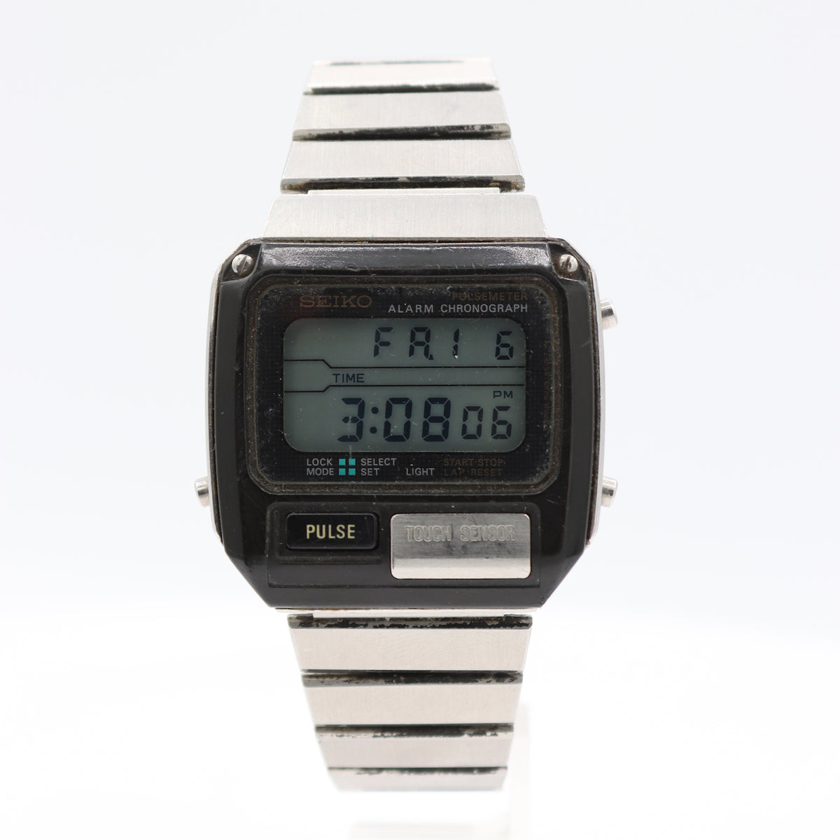 SEIKO セイコー パルスメーター S229-5001 電池交換済み】セイコー パルスメーター クロノグラフ S229-5001