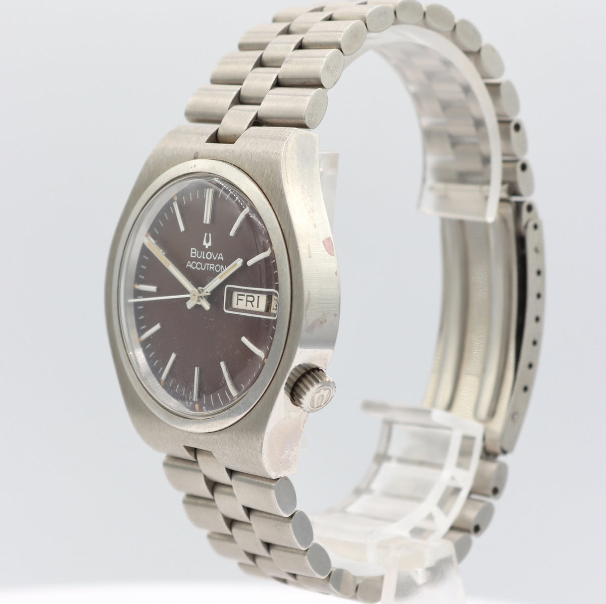 Vintage 37mm Bulova Accutron Men's Tuning Fork Wristwatch 218 USA