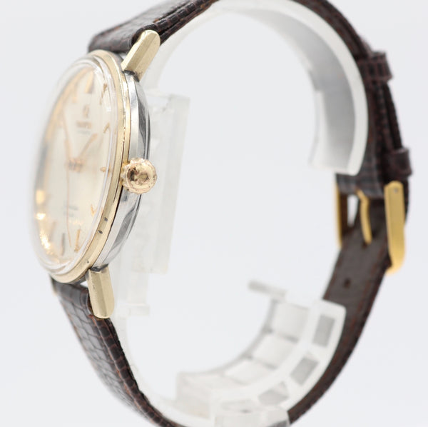Vintage 34mm Omega Seamaster De Ville Men's Automatic Wristwatch 14k Gold Capped
