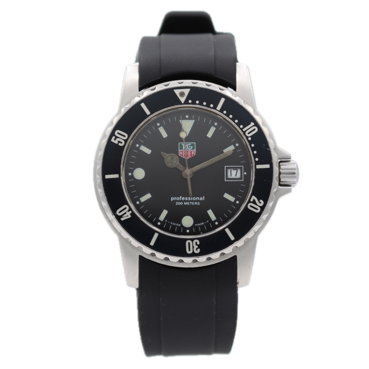 TAGHEUERタグホイヤープロフェッショナル 1500 WD1210-G-20 TAG Heuer WD1210-G-20 Professional 1500 Men's Quartz Wristwatch