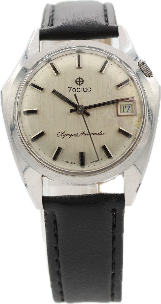 Vintage 36mm Zodiac 722-928 Olympos Men's Automatic Wristwatch