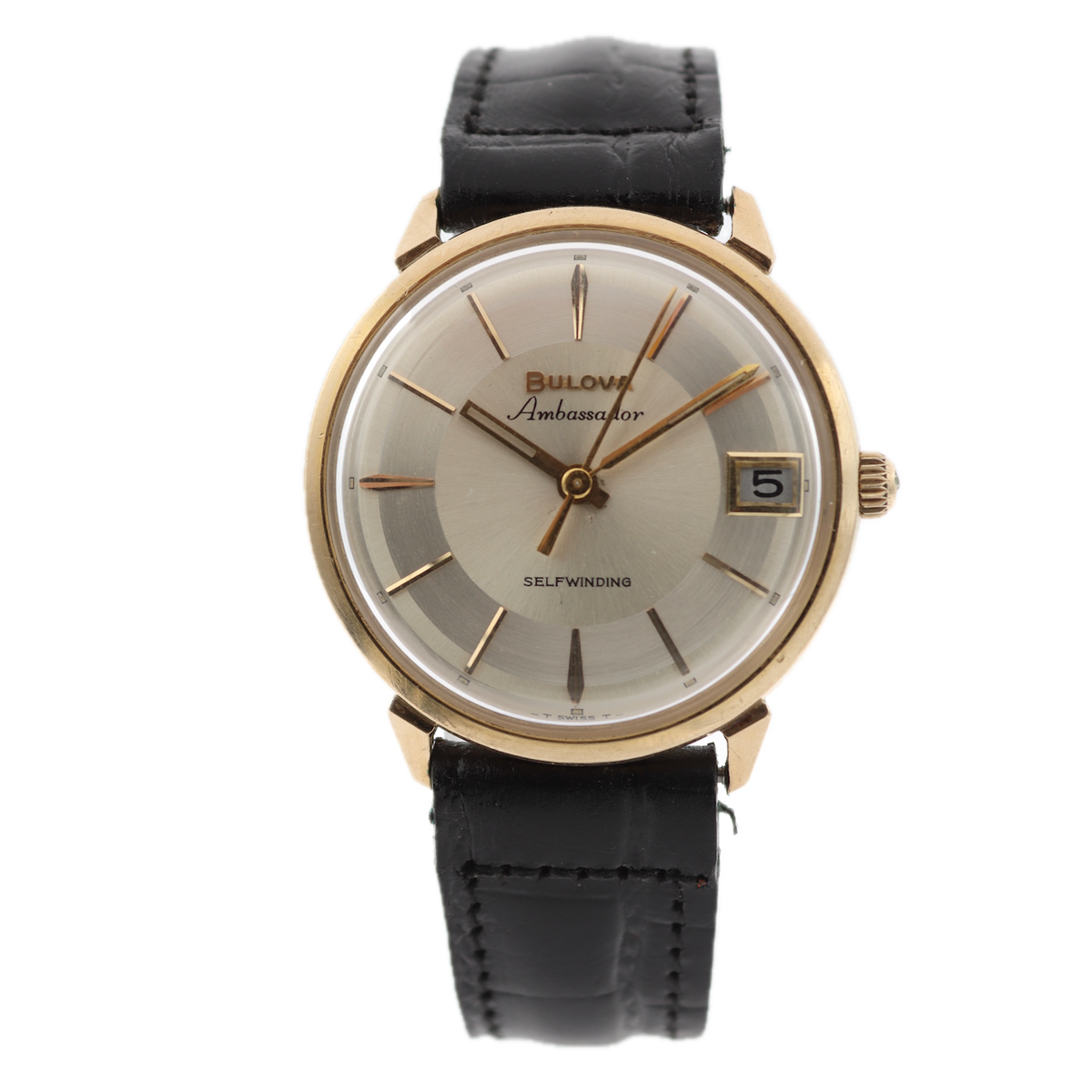 Vintage 33mm 1965 Bulova Ambassador Men's Automatic