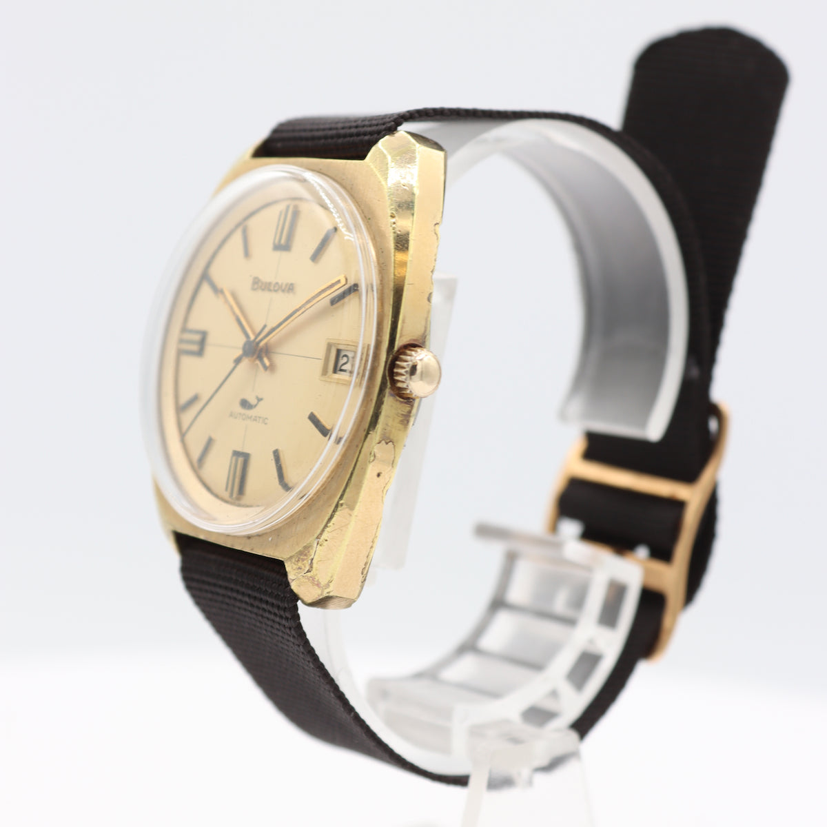 Vintage Bulova 3004 Sea King Crosshair Men's Automatic