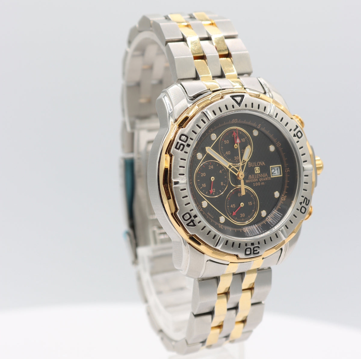 Outlet Bulova Millennia motion quartz chronograph