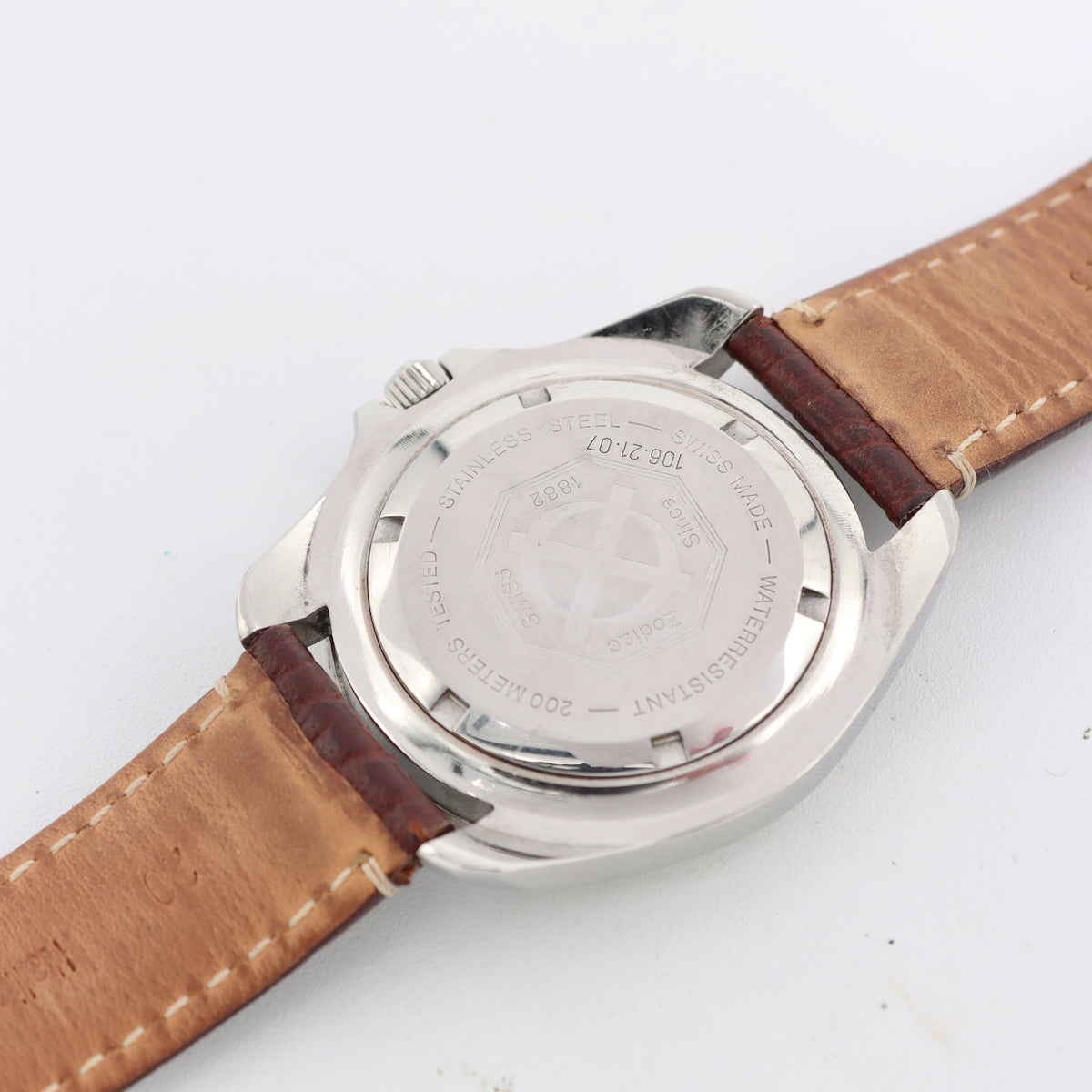 Vintage 42mm Zodiac 106.21.07 Red Point 