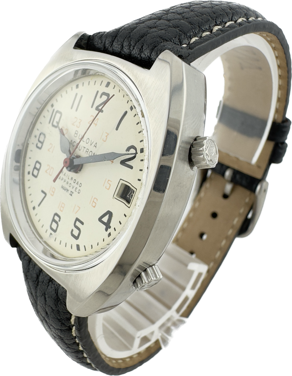 bulova accutron railroad watch