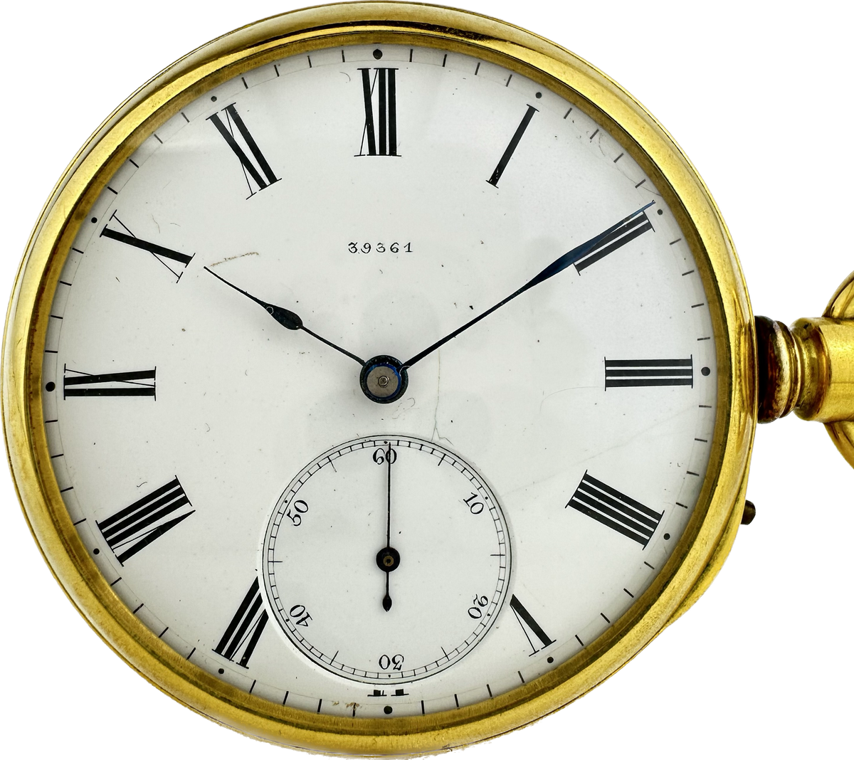 Antique Pivoted Detent Chronometer Pocket Watch Runs Swiss High Grade thewatchpreserve