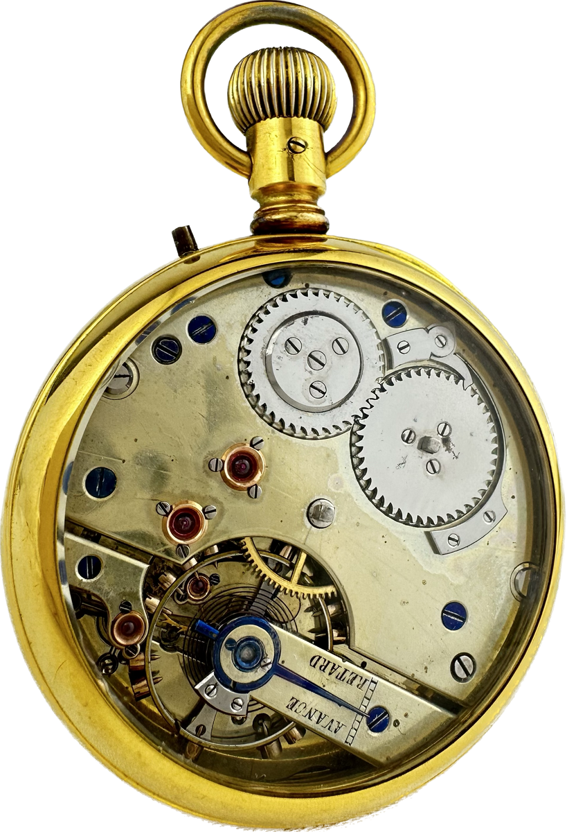 Antique Pivoted Detent Chronometer Pocket Watch Runs Swiss High Grade thewatchpreserve