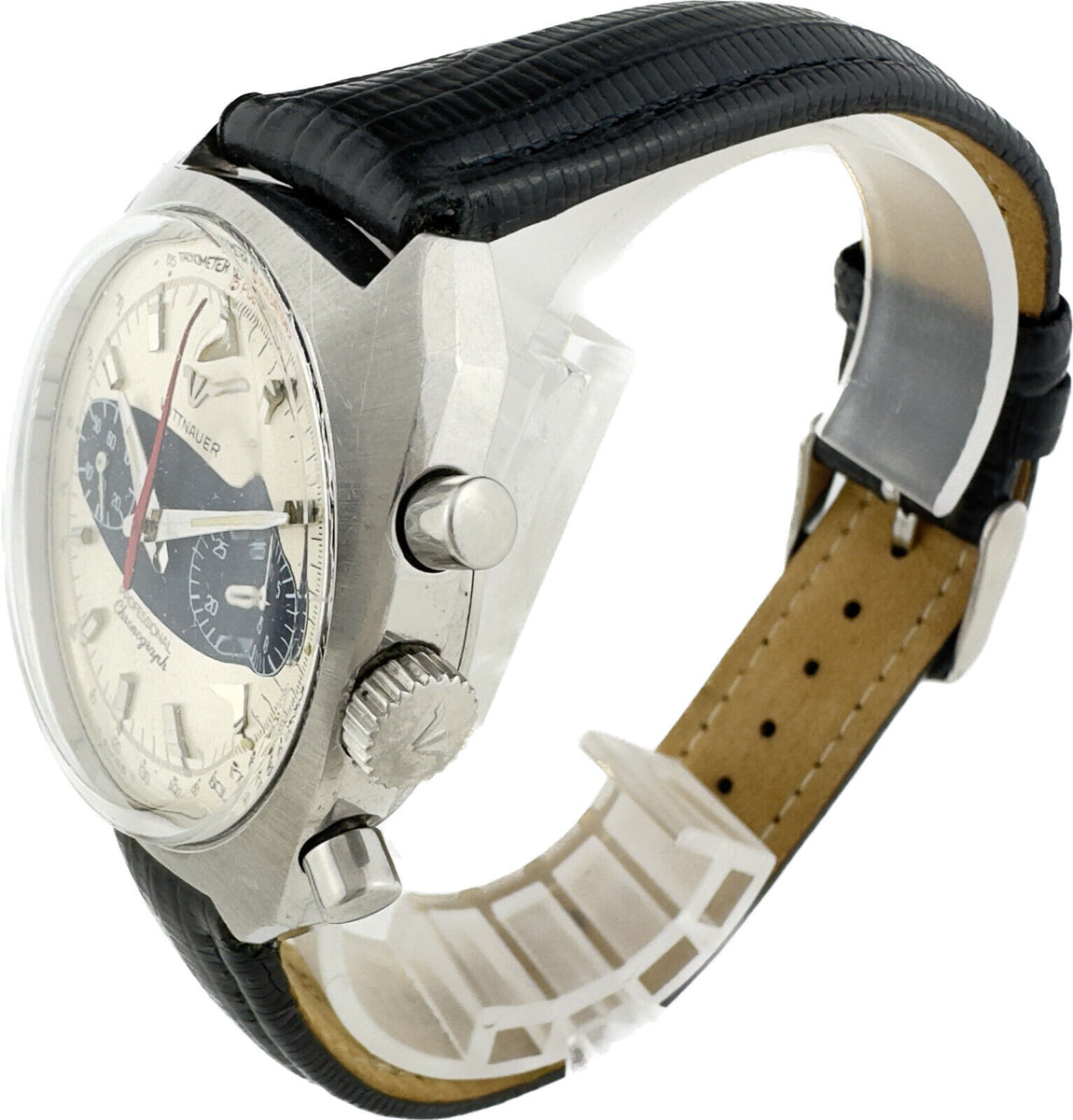 Vintage Wittnauer Professional Surfboard Men Chronograph