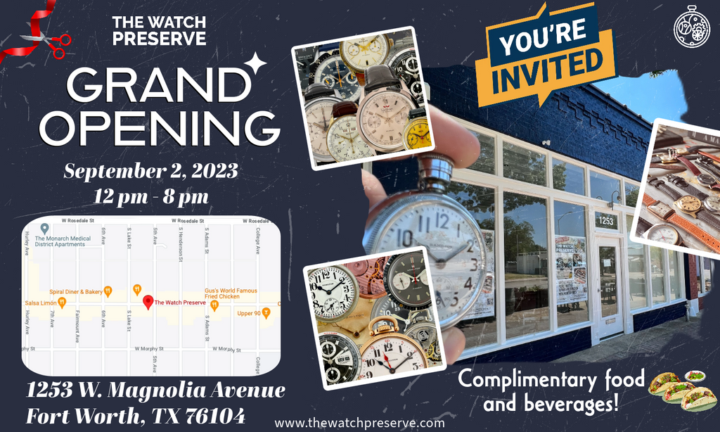 The Grand Opening of The Watch Preserve in Fort Worth - September 2nd, 2023