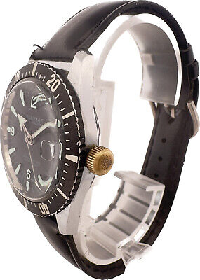 Vintage Heritage Calendar Diver Style Men's Mechanical Wristwatch Swiss Runs