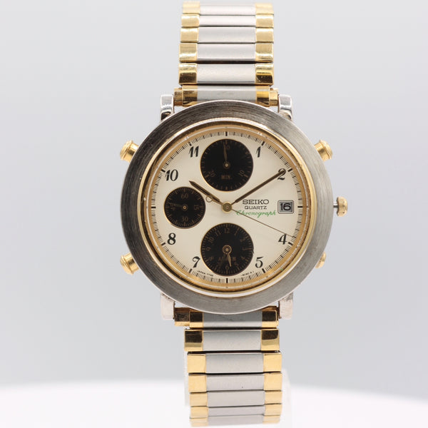 SEIKO(セイコー) 腕時計 7T32-6K30 メンズ クロノグラフ 白