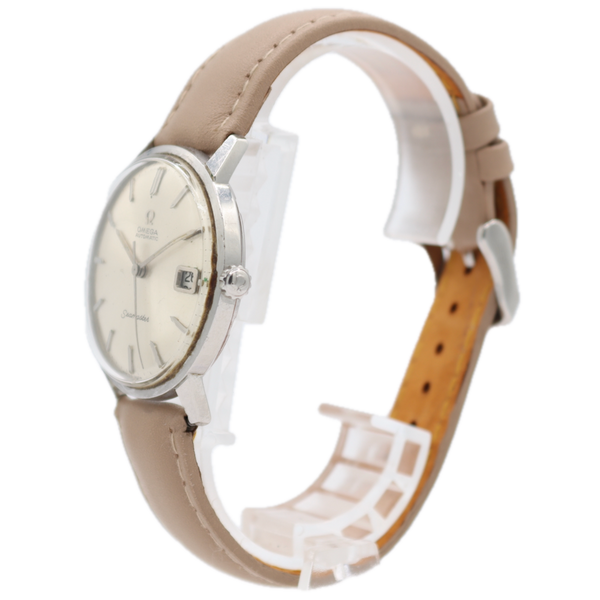 Vintage 1963 Omega Seamaster Date Men's Automatic Wristwatch 562 Steel Sunburst