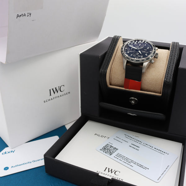 IWC IW388305 Performance AMG Men's Automatic Chronograph Wristwatch Full Set