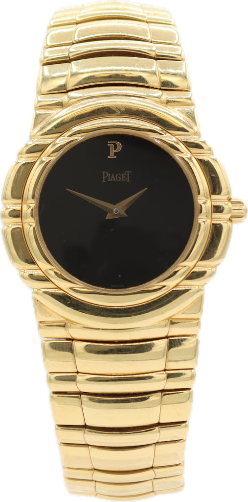 35mm Piaget 17041 M 401 d Tangara Men's Quartz Wristwatch Swiss 18k Gold