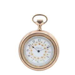 Antique 6s 1898 Waltham Multicolor 15 Jewel Pocket Watch