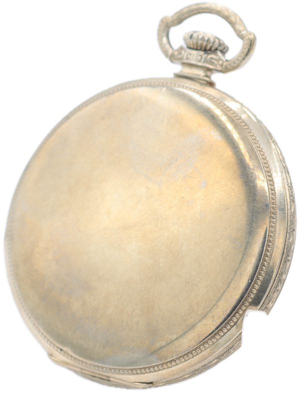 Vintage 12s Gruen Rope Engraved 21 Jewel Mechanical Pocket Watch 746 Swiss