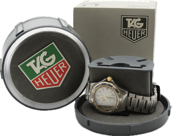 Vintage 34mm Tag Heuer 695.713ka Formula One Men's Automatic Wristwatch Steel