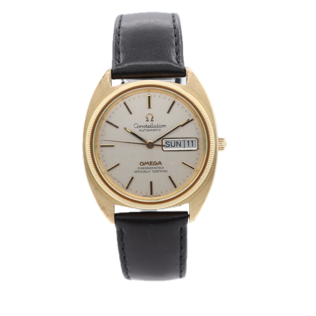 Vintage Omega 168.0057 Constellation Men's Automatic Wristwatch 1021 GoldPlated