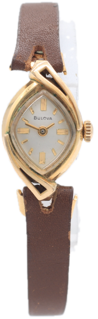 Vintage 1969 Bulova 2416 128 Cocktail Ladies Mechanical Wristwatch USA 10k RGP