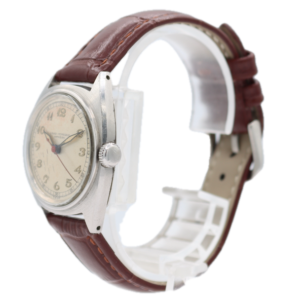 Vintage 30mm Girard-Perregaux Amphibian 17j Men's Mechanical Wristwatch Swiss