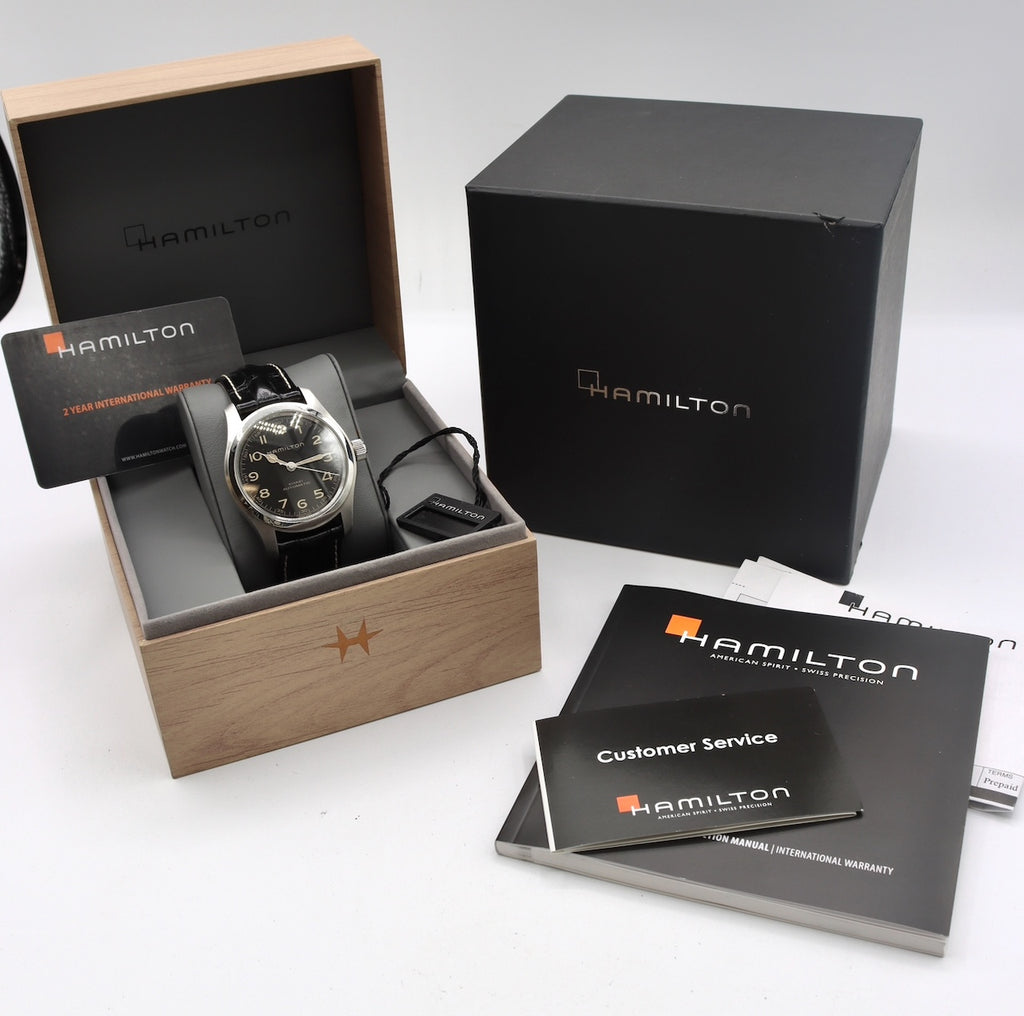 42mm Hamilton H70605731 "Murph" Men's Automatic Wristwatch H-10 Swiss Steel