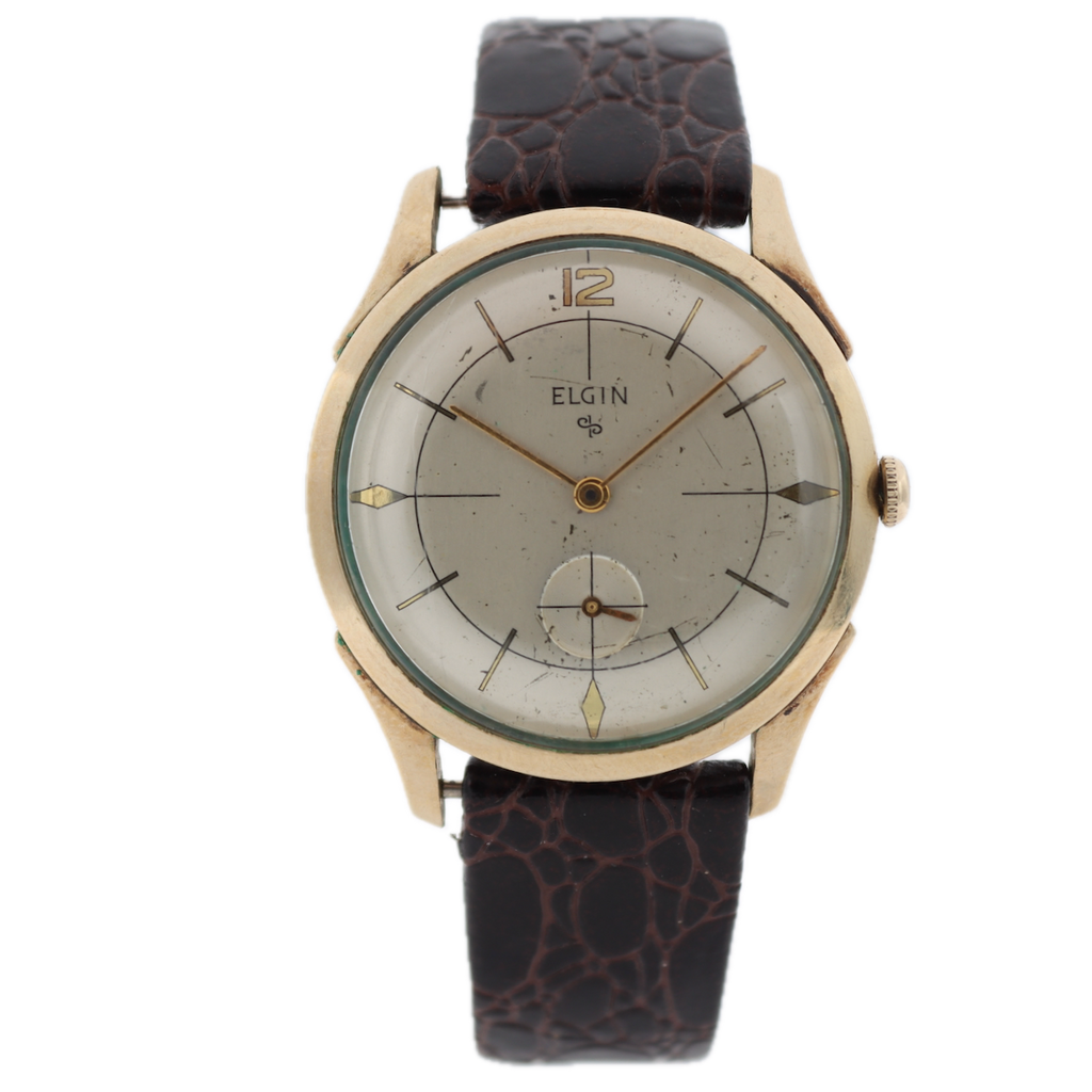 Vintage Elgin 9521S Sabre 17 Jewel Men's Mechanical Wristwatch 712 USA 10k RGP