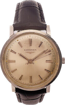 Vintage Longines 17 Jewel Men's Mechanical Wristwatch 280 Swiss Steel 2701 Runs