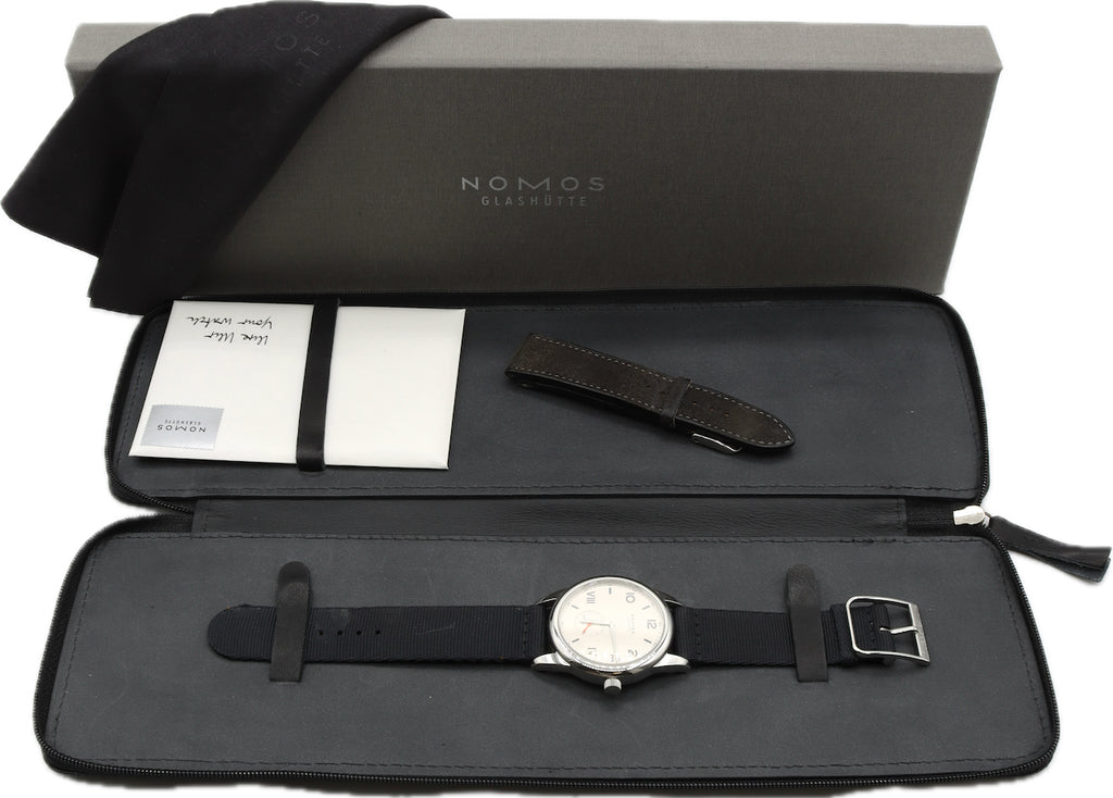 38.5mm Nomos Glashütte Club Campus Men's Mechanical Wristwatch Alpha Steel