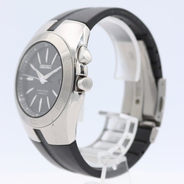 Seiko 5M62-0AL0 Arctura Kinetic Men's Quartz Wristwatch 5M62 Japan Steel Date