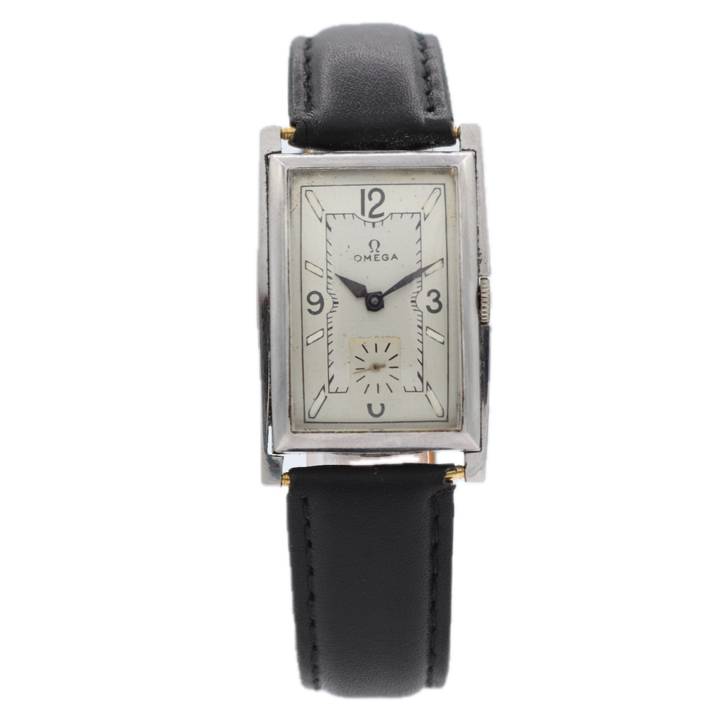 Vintage 1935 Omega Tank 15 Jewel Men's Mechanical Wristwatch 20F Swiss Kalonium