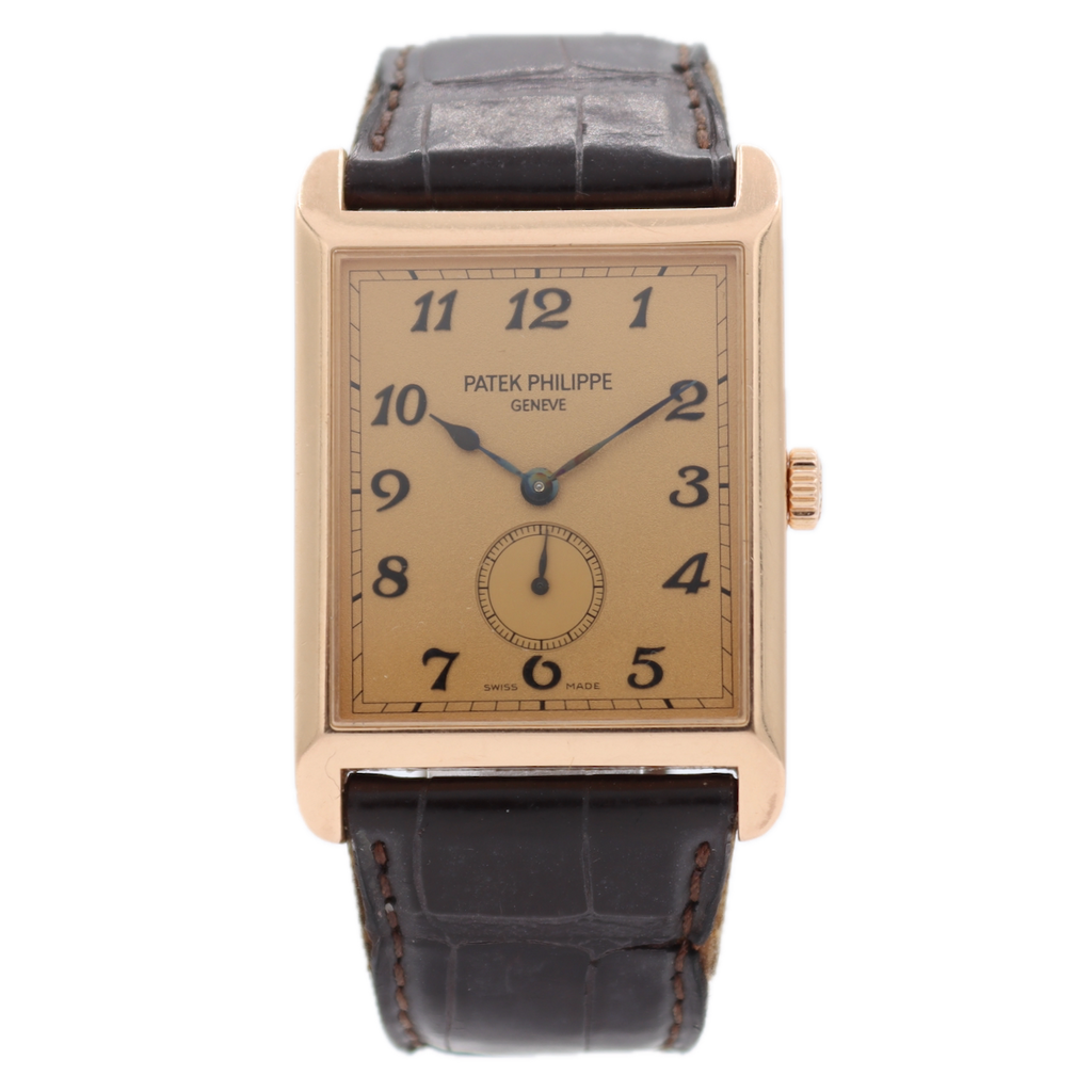 30mm Patek Phillipe 5109R Gondolo Men's Mechanical Wristwatch 215 PS Swiss 18kRG